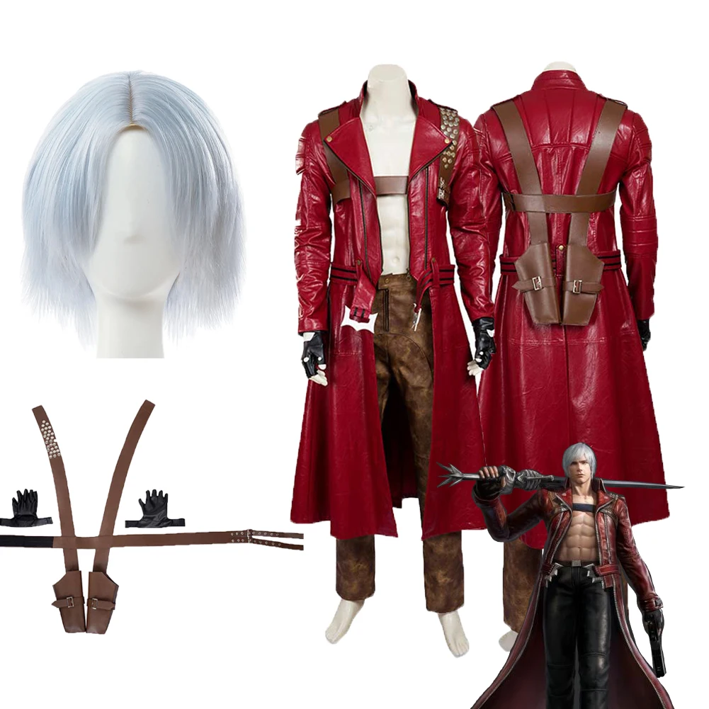 Игровой DMC Cos Dante костюмы для косплея красное пальто перчатки парик аксессуары для взрослых мужчин ролевые игры на Хэллоуин карнавал костюм
Игровой DMC Cos Dante костюмы для косплея красное пальто перчатки парик аксессуары для взрослых мужчин ролевые игры на Хэллоуин карнавал костюм