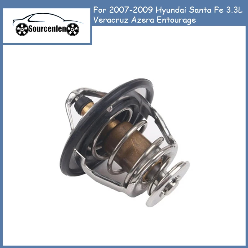 Новый оригинальный термостат воды 255003C100 для 2007-2009 Hyundai Santa Fe л Veracruz Azera карандаш
Новый оригинальный термостат воды 255003C100 для 2007-2009 Hyundai Santa Fe л Veracruz Azera карандаш