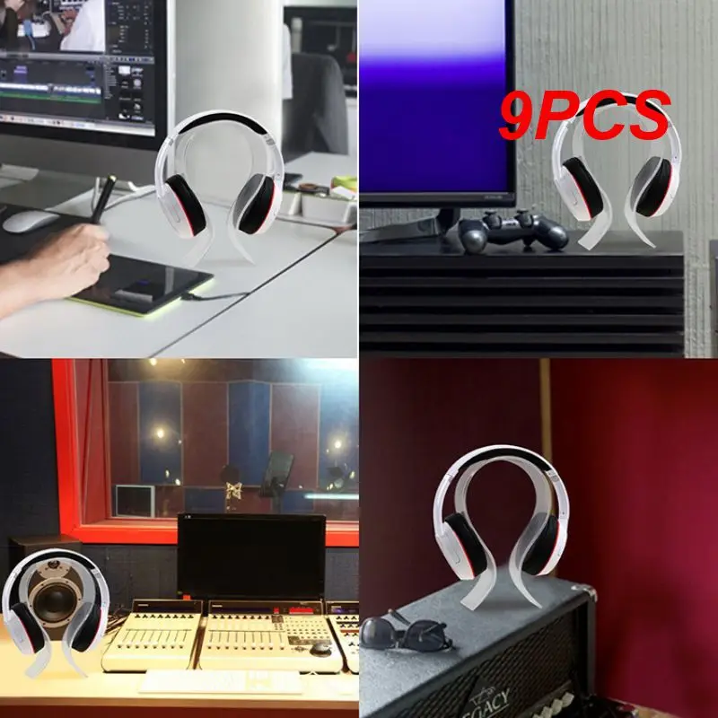 9PCS New Portable Headphone Stand Headset Holder Hanger Universal Acrylic Display for Earbuds Bracket Suitable for All Headphone
9PCS New Portable Headphone Stand Headset Holder Hanger Universal Acrylic Display for Earbuds Bracket Suitable for All Headphone