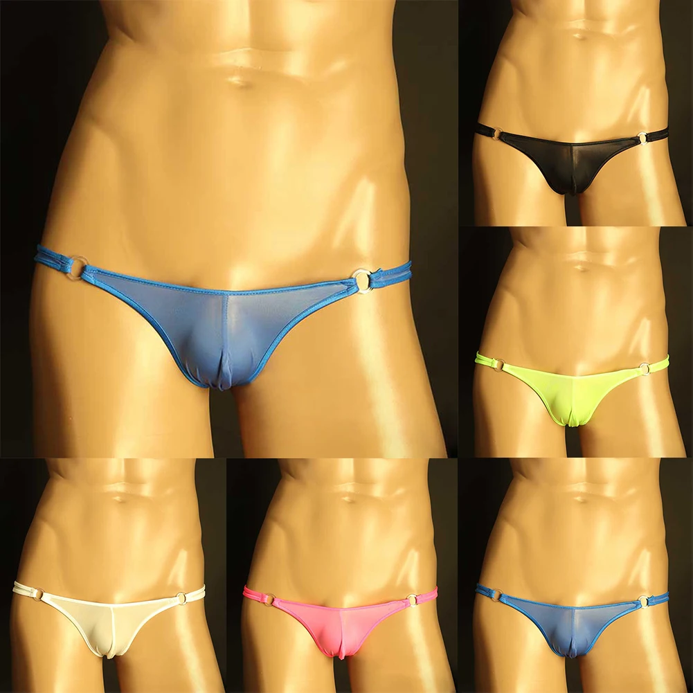 Summer Mens Bikinis G-strings Low Rise Briefz Transparent Underwear Solid Pouch Panties Rope Thongs Ultra-thin Sheer Trunks
Summer Mens Bikinis G-strings Low Rise Briefz Transparent Underwear Solid Pouch Panties Rope Thongs Ultra-thin Sheer Trunks