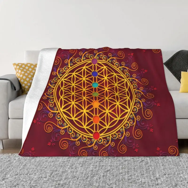 Flower Of Life Blanket Warm Fleece Flannel Spirituality Yoga Zen Mandala Throw Blankets for Bedroom Couch Office Spring Autumn
Flower Of Life Blanket Warm Fleece Flannel Spirituality Yoga Zen Mandala Throw Blankets for Bedroom Couch Office Spring Autumn