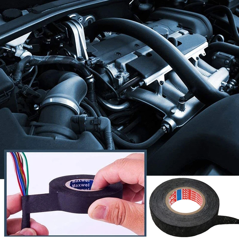 15M Electrical Tape Heat-resistant Adhesive Cloth Tape For Cable Car Harness Wiring Loom Width 9/15MM Electrical Heat Tape
15M Electrical Tape Heat-resistant Adhesive Cloth Tape For Cable Car Harness Wiring Loom Width 9/15MM Electrical Heat Tape
