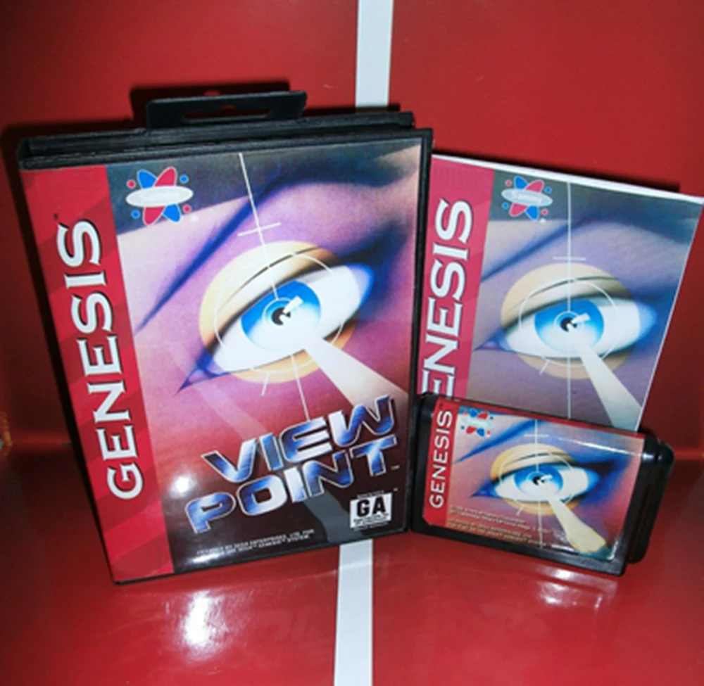 Точка просмотра с коробкой и ручным картриджем для 16-битной игровой карты Sega MD, Megadrive Genesis system 
Точка просмотра с коробкой и ручным картриджем для 16-битной игровой карты Sega MD, Megadrive Genesis system