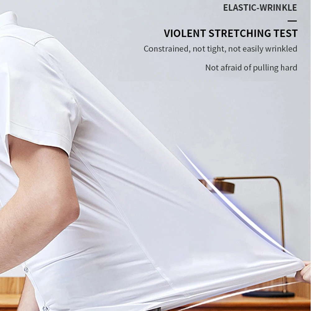 New Practical Men's Shirt Fit Shirt Formal Shirts Short Sleeve Solid Color Summer All-match Basic Tops Blouses
New Practical Men's Shirt Fit Shirt Formal Shirts Short Sleeve Solid Color Summer All-match Basic Tops Blouses