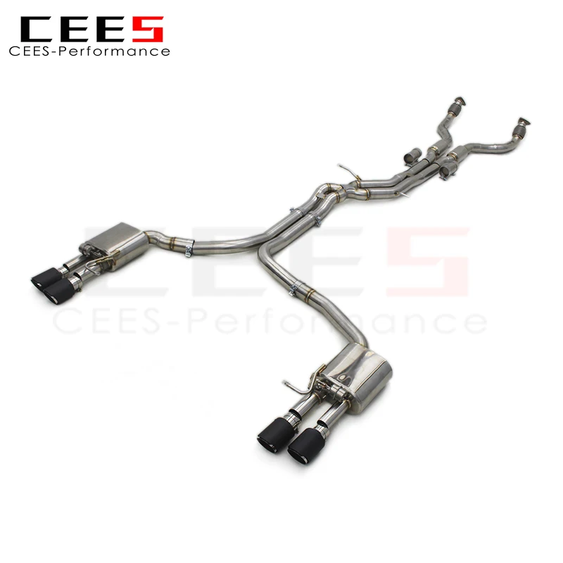 CEES Stainless Steel Full set Catback Exhaust Valvetronic Muffler System For Audi S6/S7 C7 4.0T 2013-2018 Exhaust downpipe
CEES Stainless Steel Full set Catback Exhaust Valvetronic Muffler System For Audi S6/S7 C7 4.0T 2013-2018 Exhaust downpipe