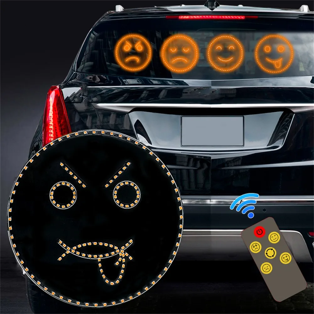 Car LED Fun Expression Light Car With Remote Control Auto Atmosphere Sign Interface Expression Decorative Lamp
Car LED Fun Expression Light Car With Remote Control Auto Atmosphere Sign Interface Expression Decorative Lamp