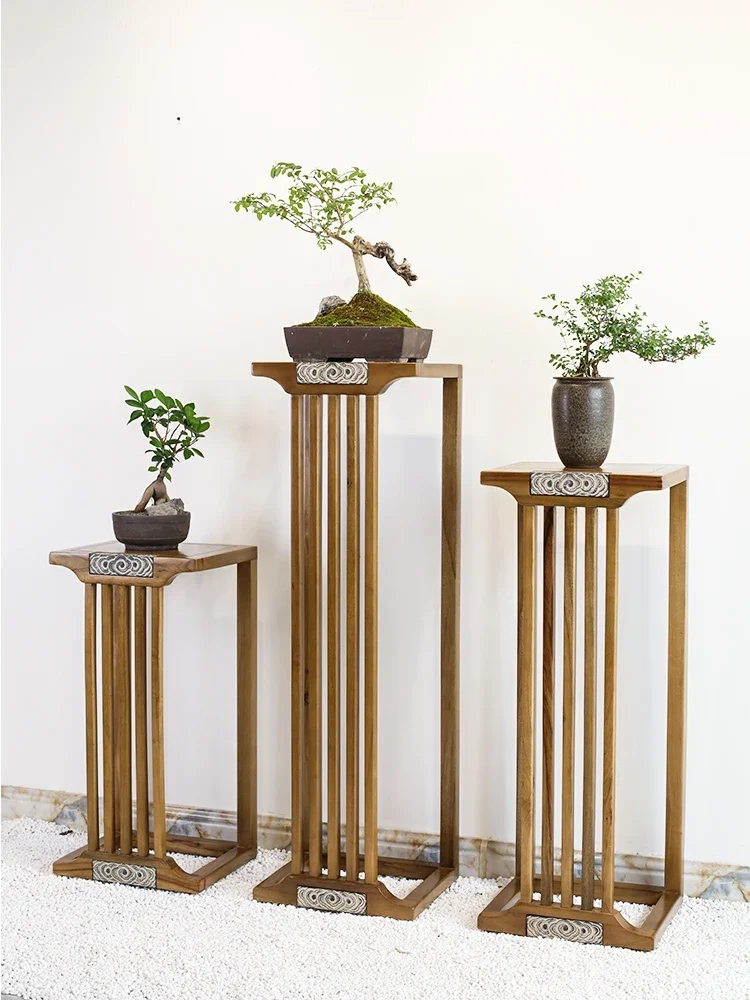 New Chinese Flower Stand Zen Solid Wood Floor Tea Room Living Room Balcony Rack
New Chinese Flower Stand Zen Solid Wood Floor Tea Room Living Room Balcony Rack