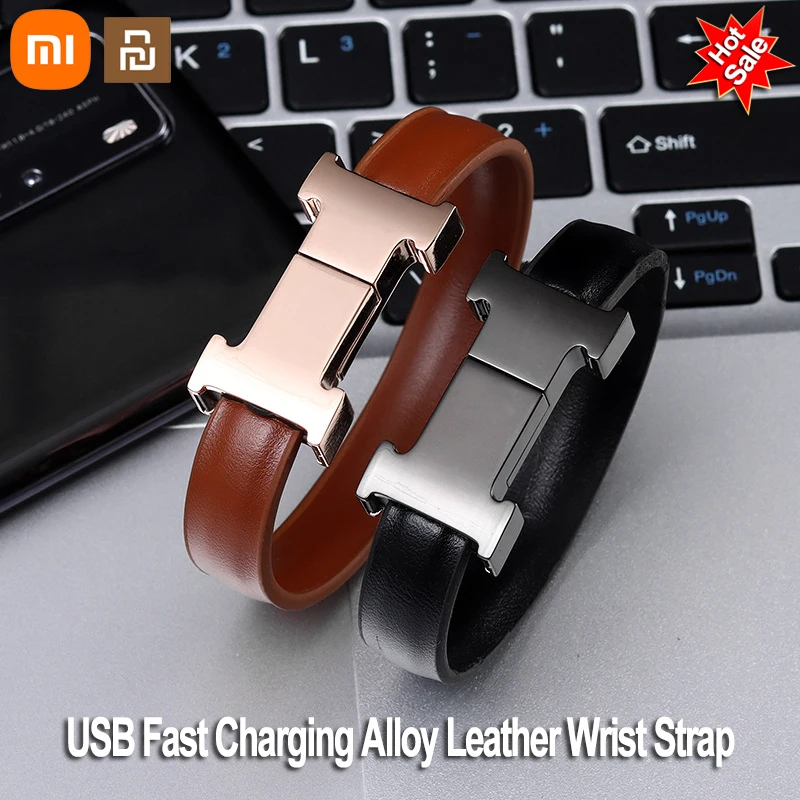 Xiaomi Bracelet USB Fast Charging Data Cable Alloy Leather Wrist Strap Bracelets for Samsung Huawei IPhone USB Transfer File 
Xiaomi Bracelet USB Fast Charging Data Cable Alloy Leather Wrist Strap Bracelets for Samsung Huawei IPhone USB Transfer File
