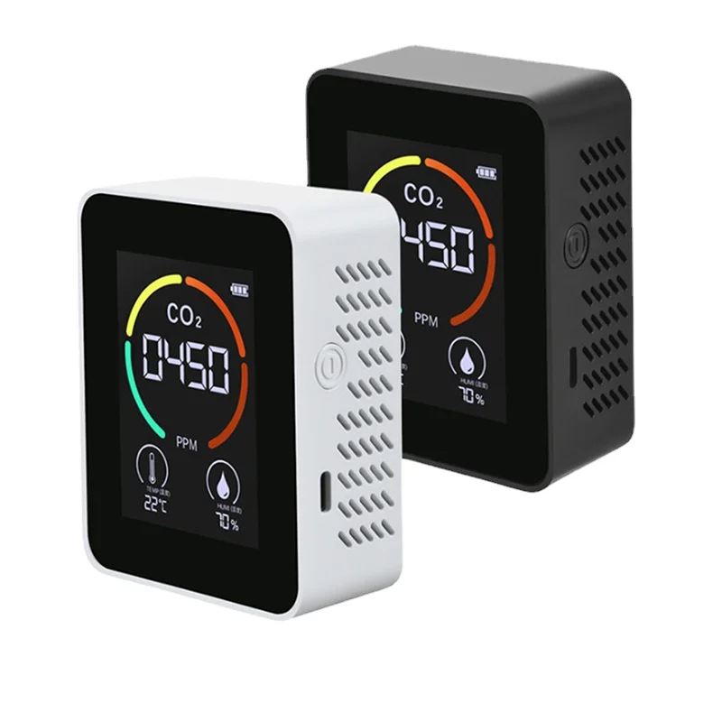 CO2 Monitor Multifunctional Thermohygrometer Air Quality Monitor CO2 Detector Sensor Gas Detector Analyzer Instrument CO2 Meter
CO2 Monitor Multifunctional Thermohygrometer Air Quality Monitor CO2 Detector Sensor Gas Detector Analyzer Instrument CO2 Meter