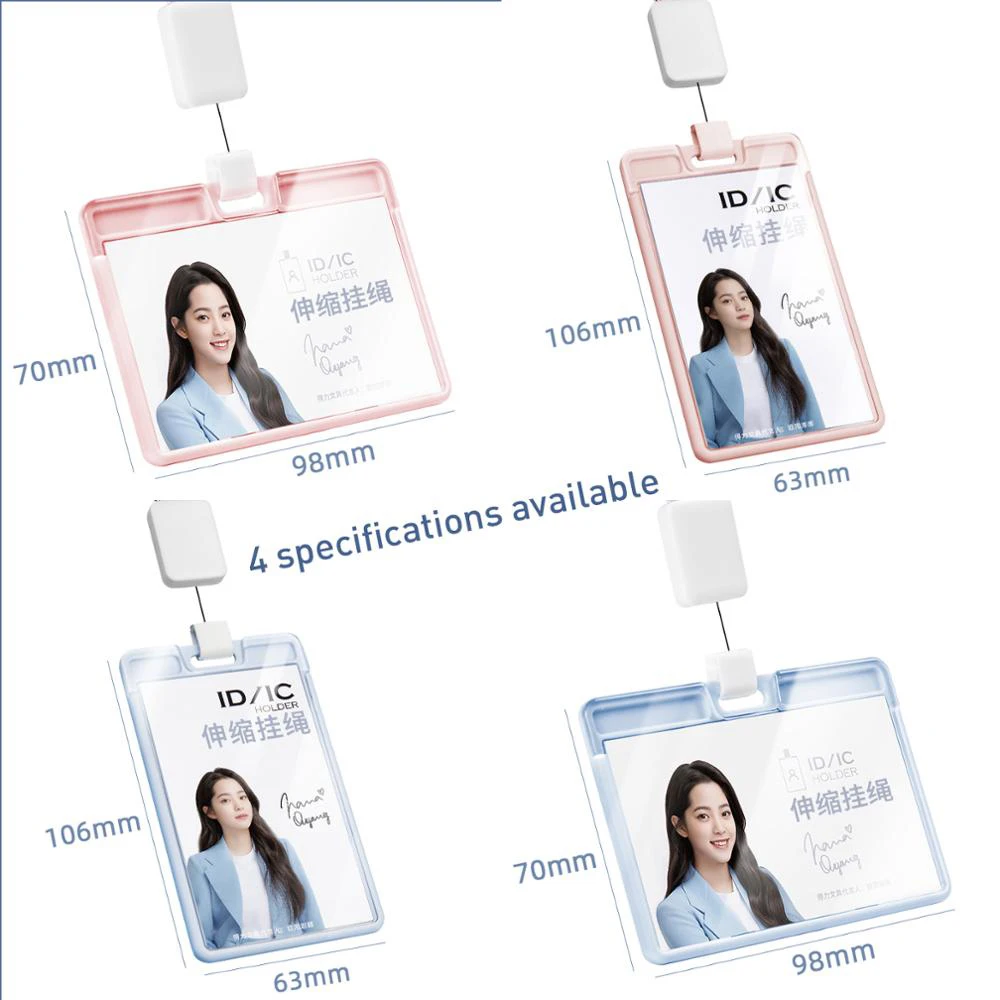 Retractable Buckle Name Pass Cover Bus Card Holder Short Rope Keychain Work Name Card Holder Card Case Badge Lanyard Holder
Retractable Buckle Name Pass Cover Bus Card Holder Short Rope Keychain Work Name Card Holder Card Case Badge Lanyard Holder
