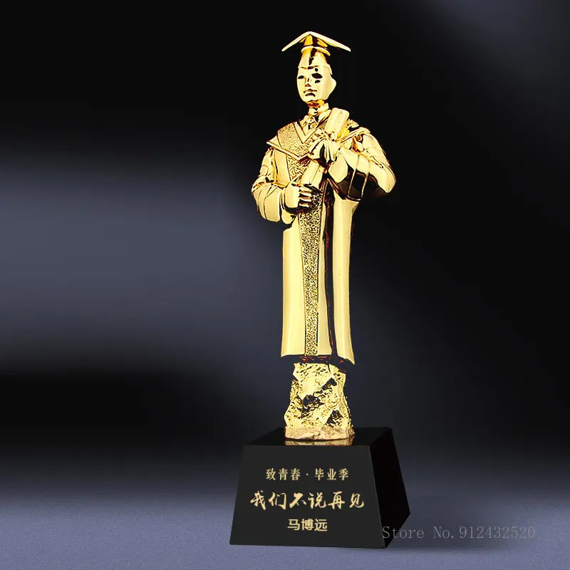 Трофей с гальваническим покрытием из черного хрусталя, индивидуальная надпись, Креатив, выпускной, награда, домашний декор, статуя 
Трофей с гальваническим покрытием из черного хрусталя, индивидуальная надпись, Креатив, выпускной, награда, домашний декор, статуя