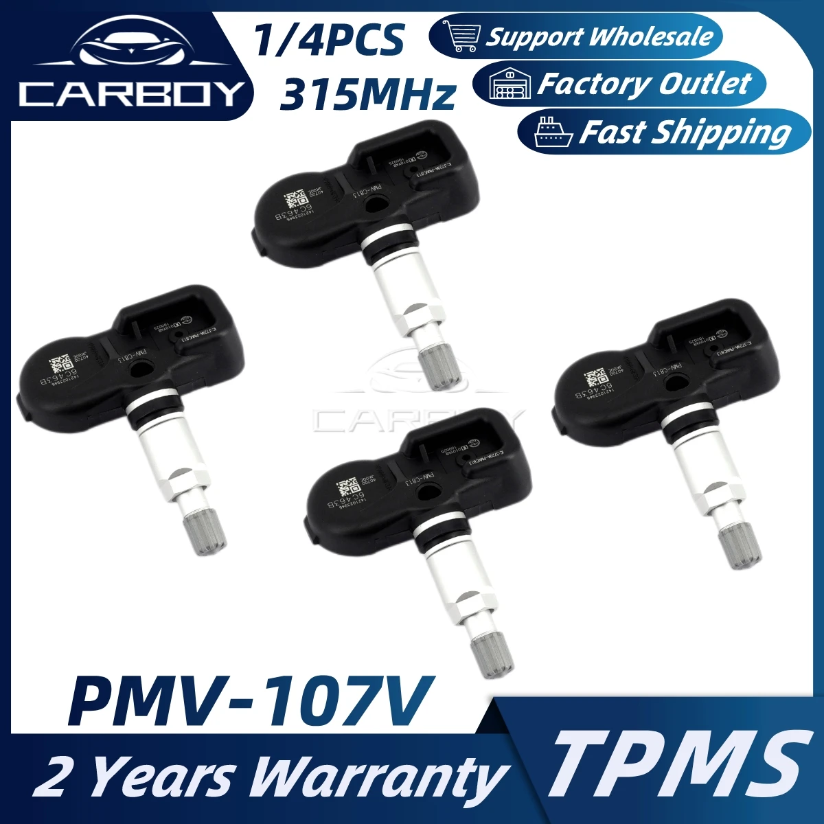 PMV-107V PMV107V TPMS Car Tire Pressure Gauge For Nissan Juke Cube Murano Rogue Infiniti EX35 G37 FX35 G35 FX45 315MHz 1/4PCS
PMV-107V PMV107V TPMS Car Tire Pressure Gauge For Nissan Juke Cube Murano Rogue Infiniti EX35 G37 FX35 G35 FX45 315MHz 1/4PCS