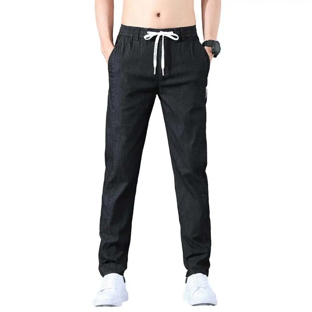 Men Pants Men's Drawstring Elastic Waist Pants with Pockets Slim Fit Trousers for Breathable Comfort Ankle Length Style for Men
Men Pants Men's Drawstring Elastic Waist Pants with Pockets Slim Fit Trousers for Breathable Comfort Ankle Length Style for Men