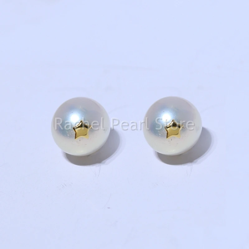 Moon Star 8-9mm Luxurious Natural White Seawater Akoya Pearl Fine Jewelry Stud Earrings At Wedding For Women
Moon Star 8-9mm Luxurious Natural White Seawater Akoya Pearl Fine Jewelry Stud Earrings At Wedding For Women