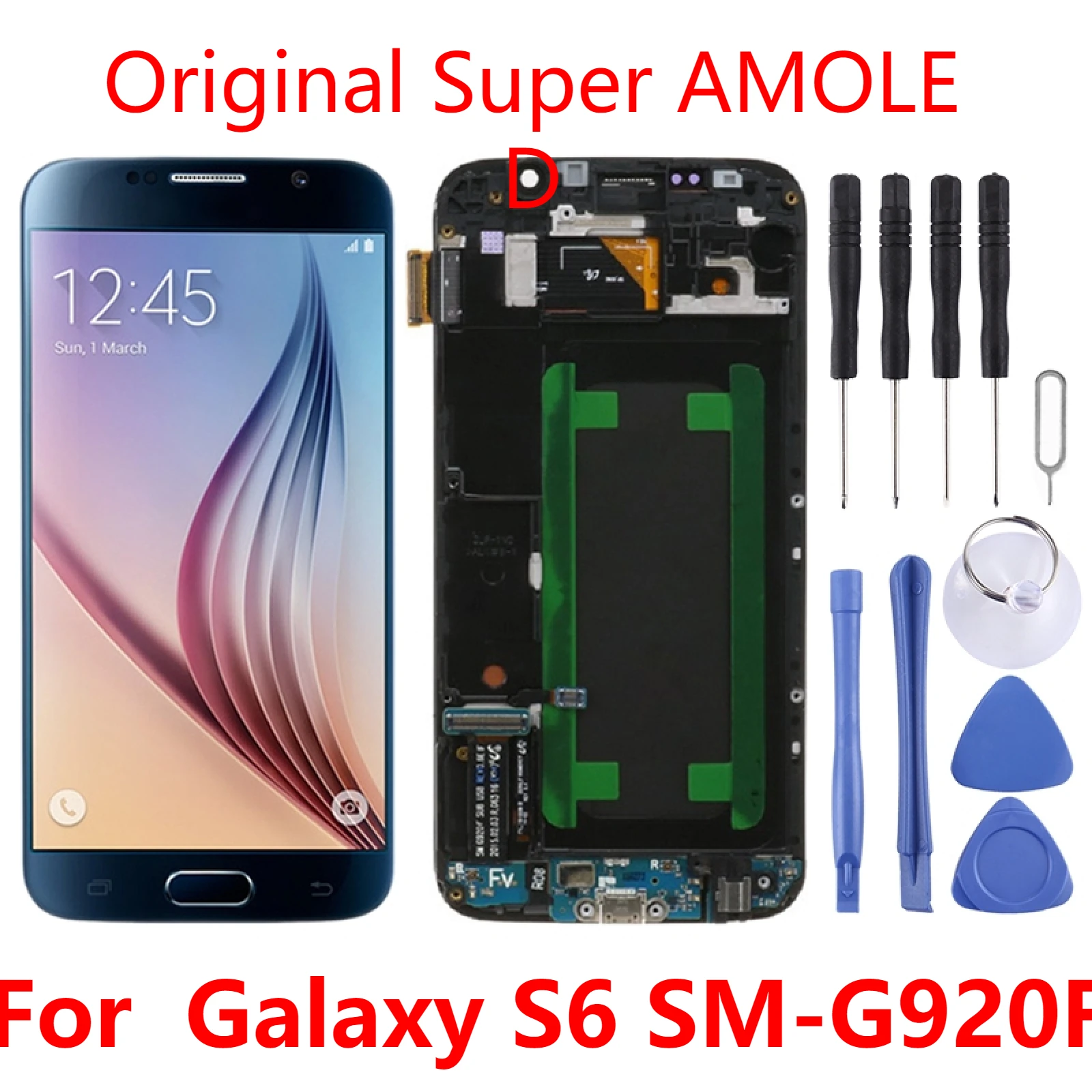 Оригинальный Super AMOLED ЖК-экран для Samsung Galaxy S6 телефон дигитайзер Полный комплект с рамкой
Оригинальный Super AMOLED ЖК-экран для Samsung Galaxy S6 телефон дигитайзер Полный комплект с рамкой
