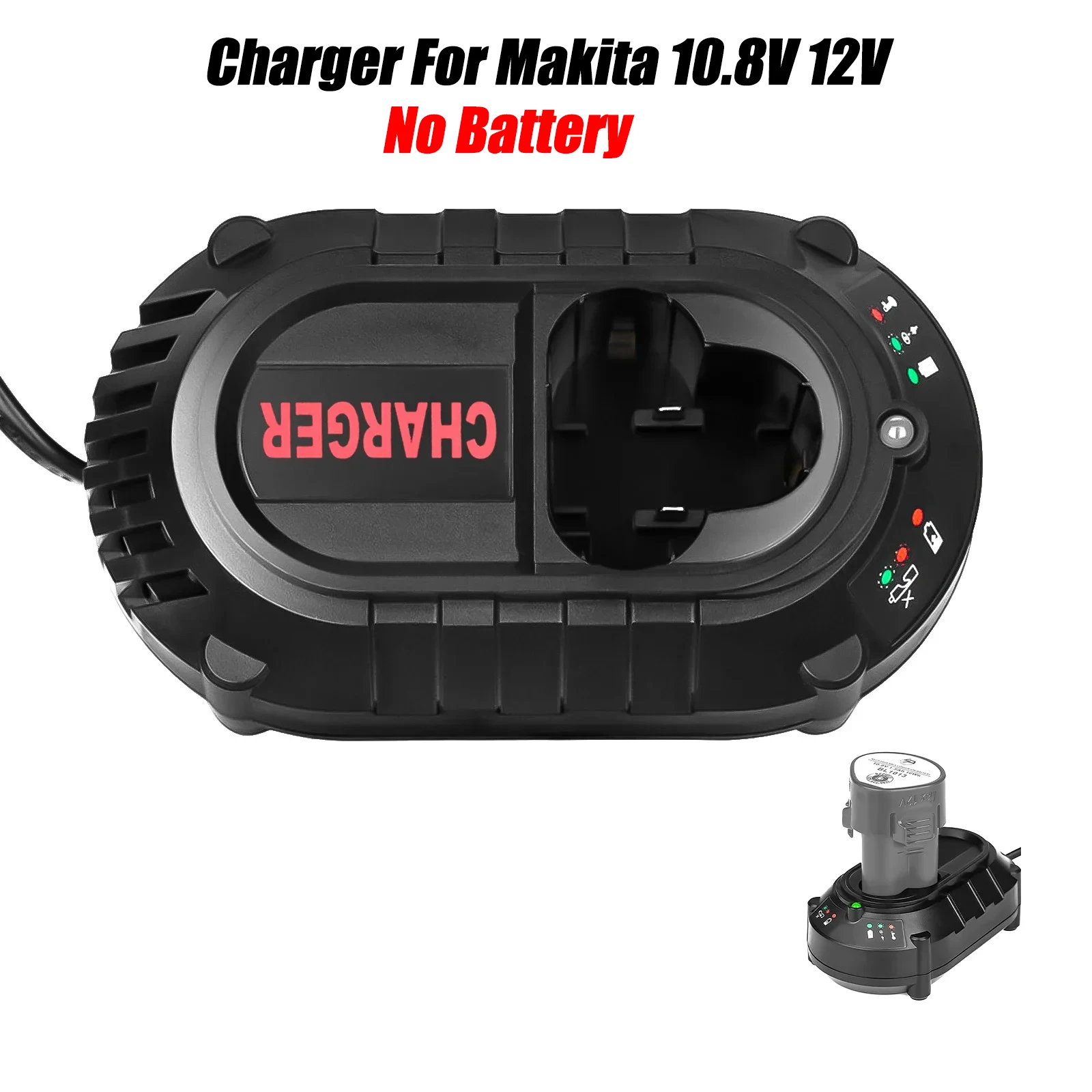For Makita 10.8V 12V Battery Charger Li-ion Replacement BL1013 BL1014 Electric Drill Screwdriver Power Tool Charger DC10WA
For Makita 10.8V 12V Battery Charger Li-ion Replacement BL1013 BL1014 Electric Drill Screwdriver Power Tool Charger DC10WA