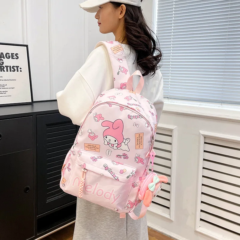 30x43cm Kawaii Hello Kitty School Bag Cute Kuromi Cinnamoroll Backpack Schoolbag My Melody Bag High Capacity Kids Christmas Gift
30x43cm Kawaii Hello Kitty School Bag Cute Kuromi Cinnamoroll Backpack Schoolbag My Melody Bag High Capacity Kids Christmas Gift