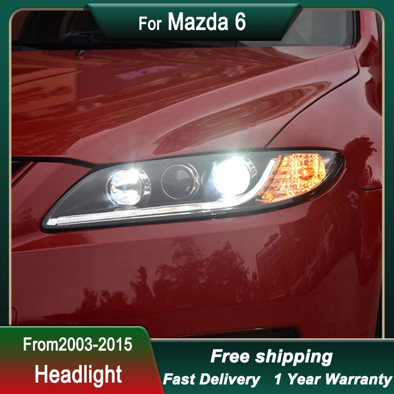 Car Headlights for Mazda 6 2003-2015 Upgrade to FULL LED Headlight DRL Dynamic Signal Head Lamp Headlamp Accembly
Car Headlights for Mazda 6 2003-2015 Upgrade to FULL LED Headlight DRL Dynamic Signal Head Lamp Headlamp Accembly