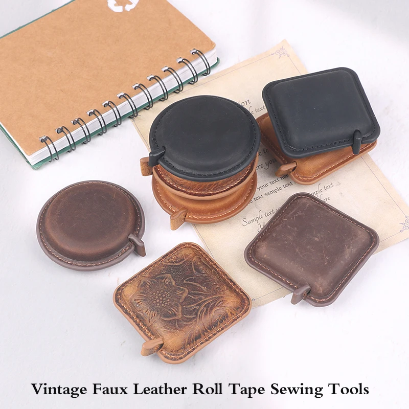 1Pc Measuring Tape Practical Soft Portable Vintage Faux Leather Roll Tape Sewing Tools
1Pc Measuring Tape Practical Soft Portable Vintage Faux Leather Roll Tape Sewing Tools