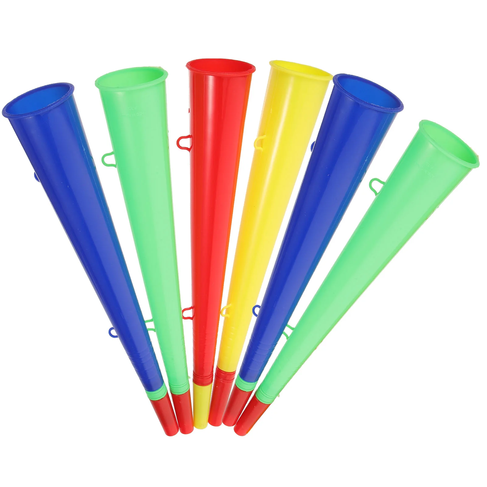 6PCS Sports Game Plastic Trumpet Fans Props Party Concert Horn Ornaments (Random Color)
6PCS Sports Game Plastic Trumpet Fans Props Party Concert Horn Ornaments (Random Color)