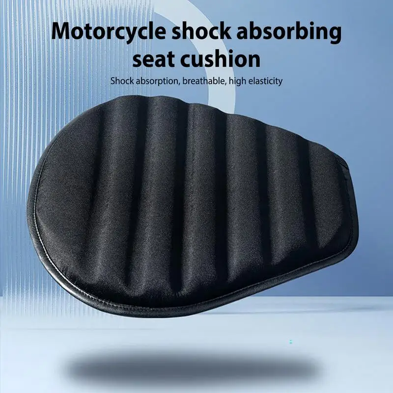 

Motorcycle Cushion Pad High Elasticity Shock-Absorbing Breathable Motorcycle Seat Pad Skin Friendly Cushion Pad With Buckle