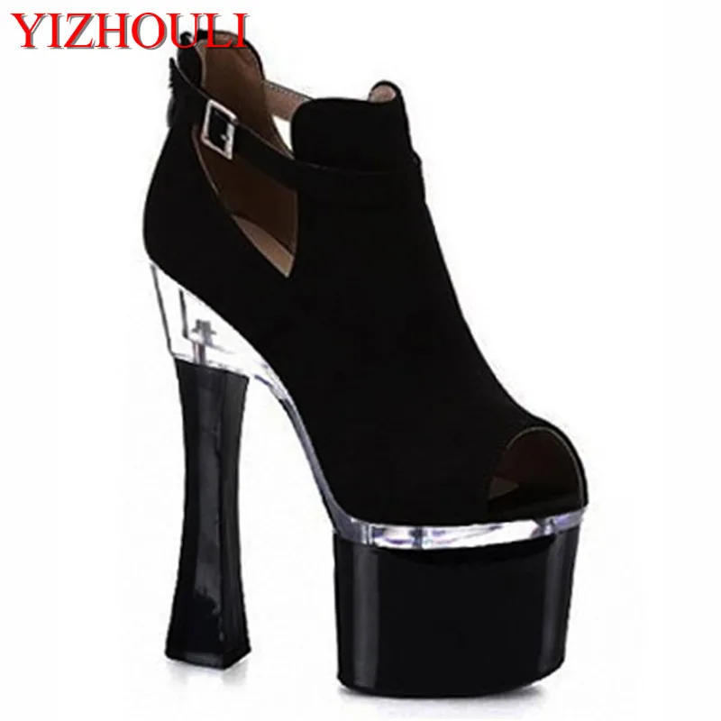

chun xia sexy Roman gladiators 18 centimeters flashing buckles fashion women's high-heeled sell like hot cakes dance shoes