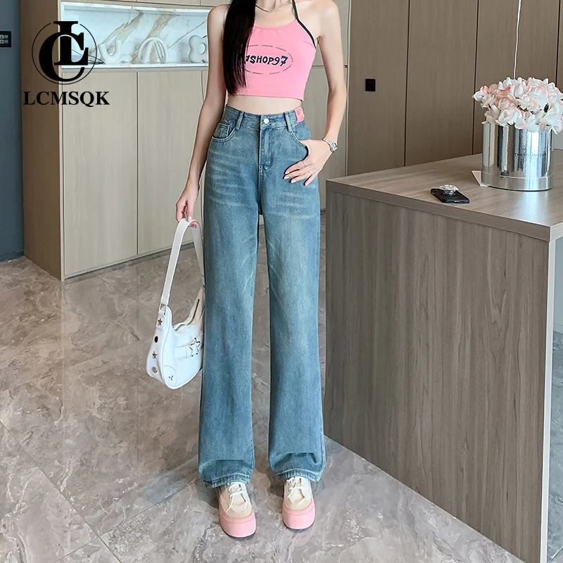 Women's Jeans 2023 Trend Straight Leg Jeans Woman High Waist Streetwear Vintage Clothes Y2k Female Clothing Korean Fashion Denim
Women's Jeans 2023 Trend Straight Leg Jeans Woman High Waist Streetwear Vintage Clothes Y2k Female Clothing Korean Fashion Denim