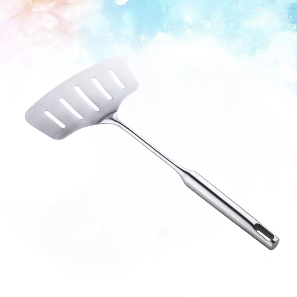 

304 Stainless Steel Cooking Utensils Fried Fish Spatula Pizza Steak Slotted Turner for Kitchen Home