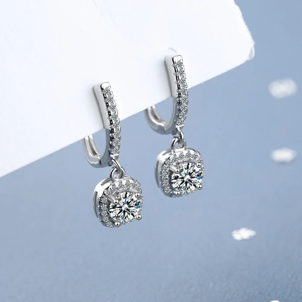 DIWENFU Genuine 925 Sterling Silver VS1 Diamond Drop Earring for Women Fashion Aros Mujer Oreja Diamond Gemstone Orecchini Girls
DIWENFU Genuine 925 Sterling Silver VS1 Diamond Drop Earring for Women Fashion Aros Mujer Oreja Diamond Gemstone Orecchini Girls