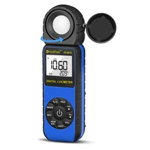 Holdpeak Light Meter HP-881D Digital Illuminance Meter Ambient Temperature Measurer with Range up to 400,000 Lux Luxmeter
Holdpeak Light Meter HP-881D Digital Illuminance Meter Ambient Temperature Measurer with Range up to 400,000 Lux Luxmeter