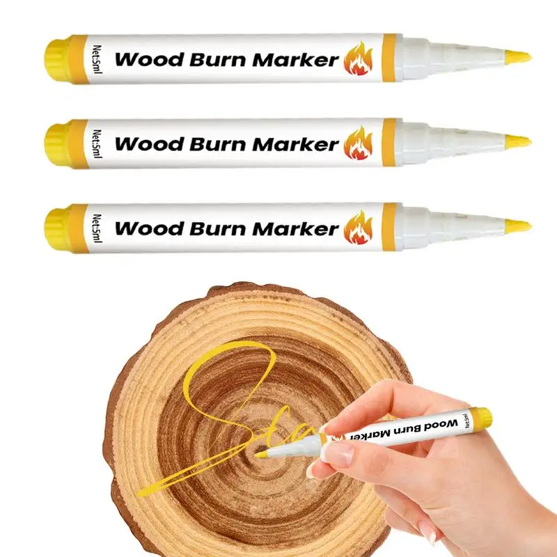 3pcs 5ml Wood Burning Pen DIY Quick Craft Tools Creative Wood Markers for Artists Beginners Crafts Scorch Pen Marker
3pcs 5ml Wood Burning Pen DIY Quick Craft Tools Creative Wood Markers for Artists Beginners Crafts Scorch Pen Marker