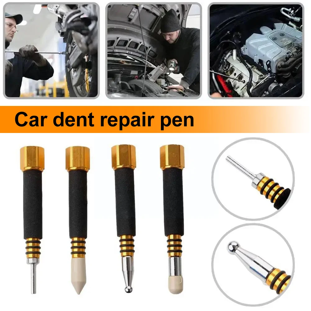 4Pcs Car Body Dent Repair Tool Paintless Tap Down Pen Magnetic Anti-Slip Grip Dent Repair Tool Detachable Tip Scratch Free Tool
4Pcs Car Body Dent Repair Tool Paintless Tap Down Pen Magnetic Anti-Slip Grip Dent Repair Tool Detachable Tip Scratch Free Tool