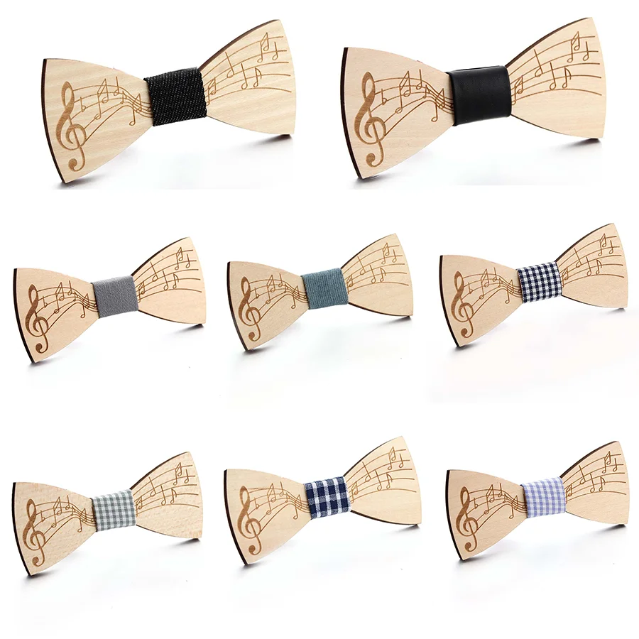 SOMESOOR Novelty Wooden Bowtie Engraved Note Music Melody Butterfly Bowknot Fit Wedding Party Men Suit Shirt Necktie Accessory
SOMESOOR Novelty Wooden Bowtie Engraved Note Music Melody Butterfly Bowknot Fit Wedding Party Men Suit Shirt Necktie Accessory