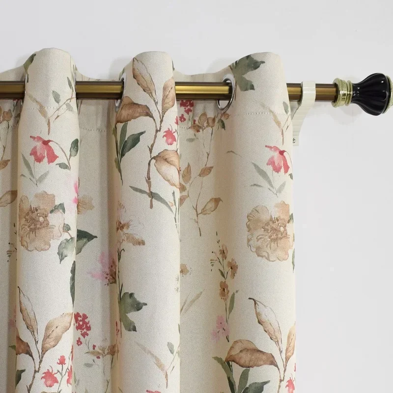 Шторы с цветочным принтом для гостиной, спальни, столовой, хлопковые, льняные, американские, пасторальные, Полиэстеровые, светонепроницаемые, перекрестные 
Шторы с цветочным принтом для гостиной, спальни, столовой, хлопковые, льняные, американские, пасторальные, Полиэстеровые, светонепроницаемые, перекрестные