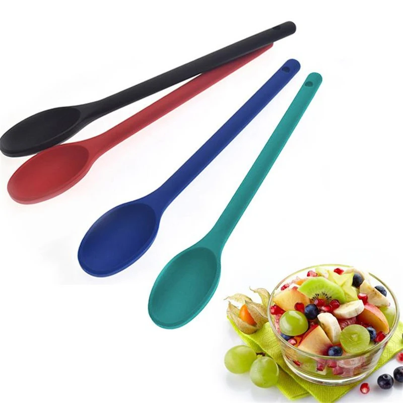 1PC Cake Putty Spatula Mixing Spoon Kitchen Silicone Spoon Long-handled Cooking Utensils Tableware Kitchen Soup Spoons
1PC Cake Putty Spatula Mixing Spoon Kitchen Silicone Spoon Long-handled Cooking Utensils Tableware Kitchen Soup Spoons