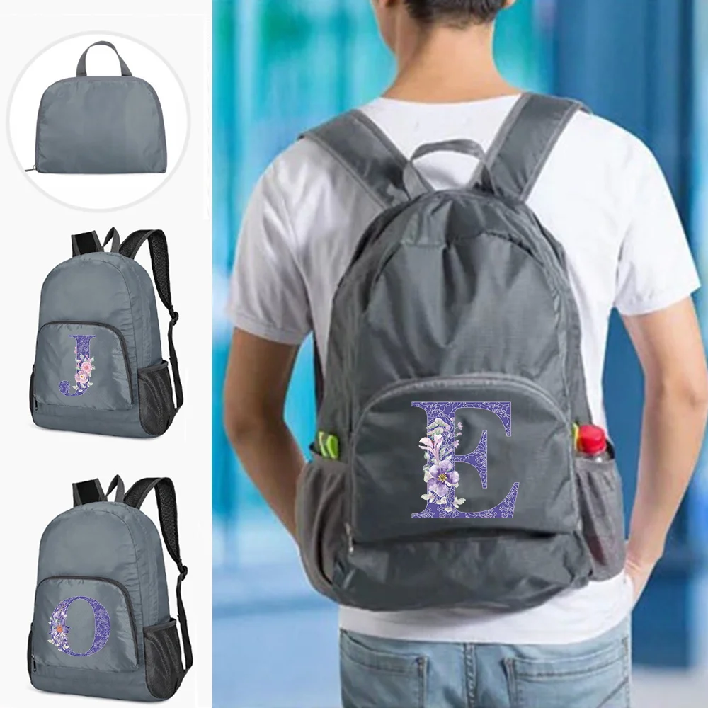 Foldable Backpacks Men Climbing Travel Bags Purple Flower Series Women High Capacity Ultralight Outdoor Portable Folding Bag
Foldable Backpacks Men Climbing Travel Bags Purple Flower Series Women High Capacity Ultralight Outdoor Portable Folding Bag