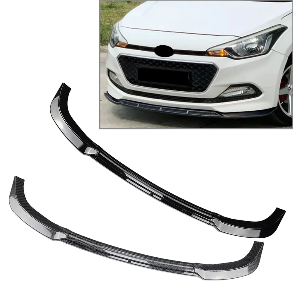 Car Front Bumper Spoiler Splitter Lip Trim For Hyundai I20 MK2 2015 2016 2017 Glossy Black/Carbon Fiber 3Pcs
Car Front Bumper Spoiler Splitter Lip Trim For Hyundai I20 MK2 2015 2016 2017 Glossy Black/Carbon Fiber 3Pcs