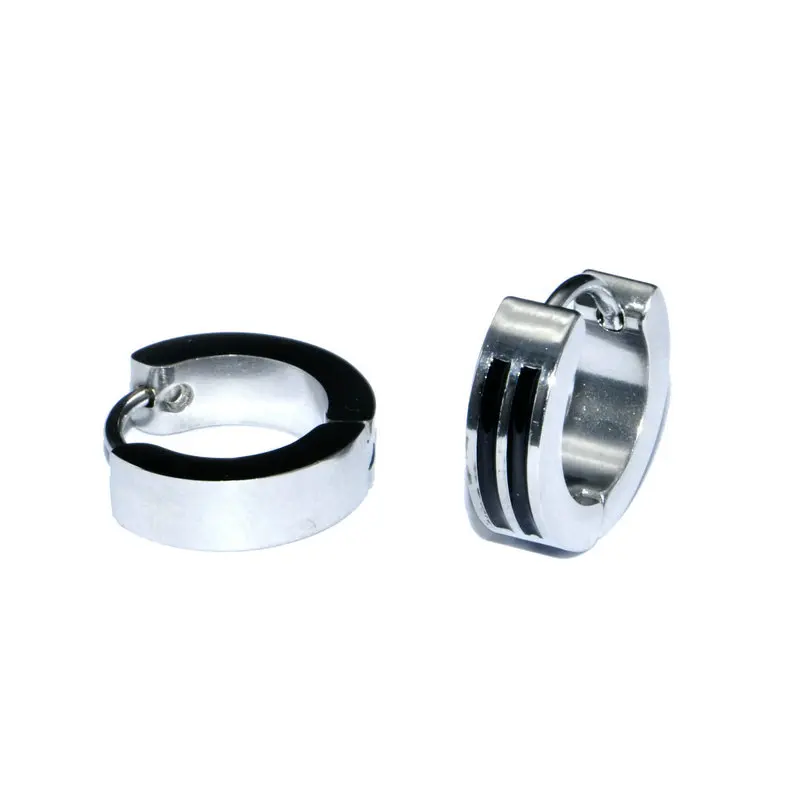 Earring Making Supplies High Quality Small Size Black Enamel Stainless Steel Round Hoop Earrings For Women Men
Earring Making Supplies High Quality Small Size Black Enamel Stainless Steel Round Hoop Earrings For Women Men