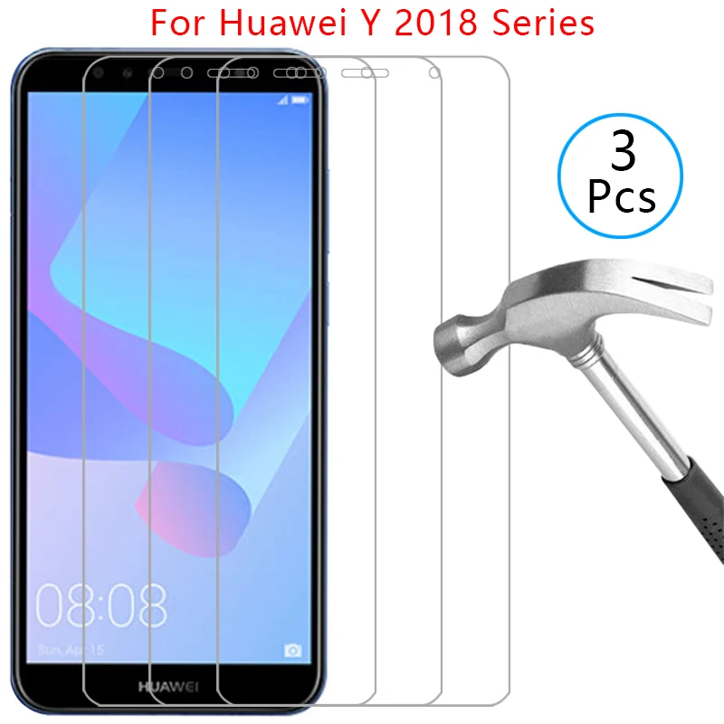 Закаленное стекло для huawei y5 lite y9 y6 y7 prime 2018 чехол на y 5 6 7 9 5y 6y 7y 9y телефона huawey huwei hawei