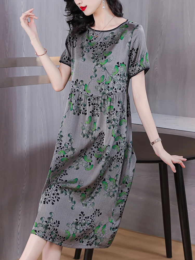 Summer O-Neck Midi Floral Vintage Dress Women Boho Elegant Fashion Luxury Casual Dress 2024 Prom Party Longo Vestidos De Fiesta
Summer O-Neck Midi Floral Vintage Dress Women Boho Elegant Fashion Luxury Casual Dress 2024 Prom Party Longo Vestidos De Fiesta