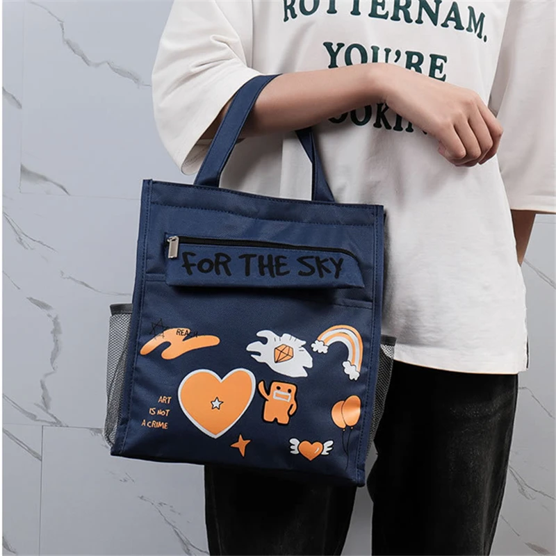 Cartoon Cooler Thermal Bag Portable Fresh Oxford Cloth Travel Picnic Bento Tote Food Storage Pouch Women‘s Handbags 
Cartoon Cooler Thermal Bag Portable Fresh Oxford Cloth Travel Picnic Bento Tote Food Storage Pouch Women‘s Handbags