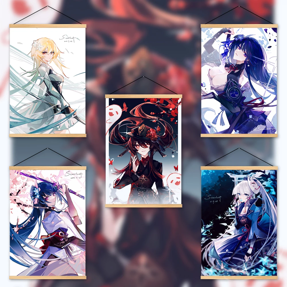 Poster Game Canvas Genshin Impact Print Kamisato Ayaka Painting Lumine Wall Artwork Beelzebul Picture Home Decor Hanging Wooden
Poster Game Canvas Genshin Impact Print Kamisato Ayaka Painting Lumine Wall Artwork Beelzebul Picture Home Decor Hanging Wooden