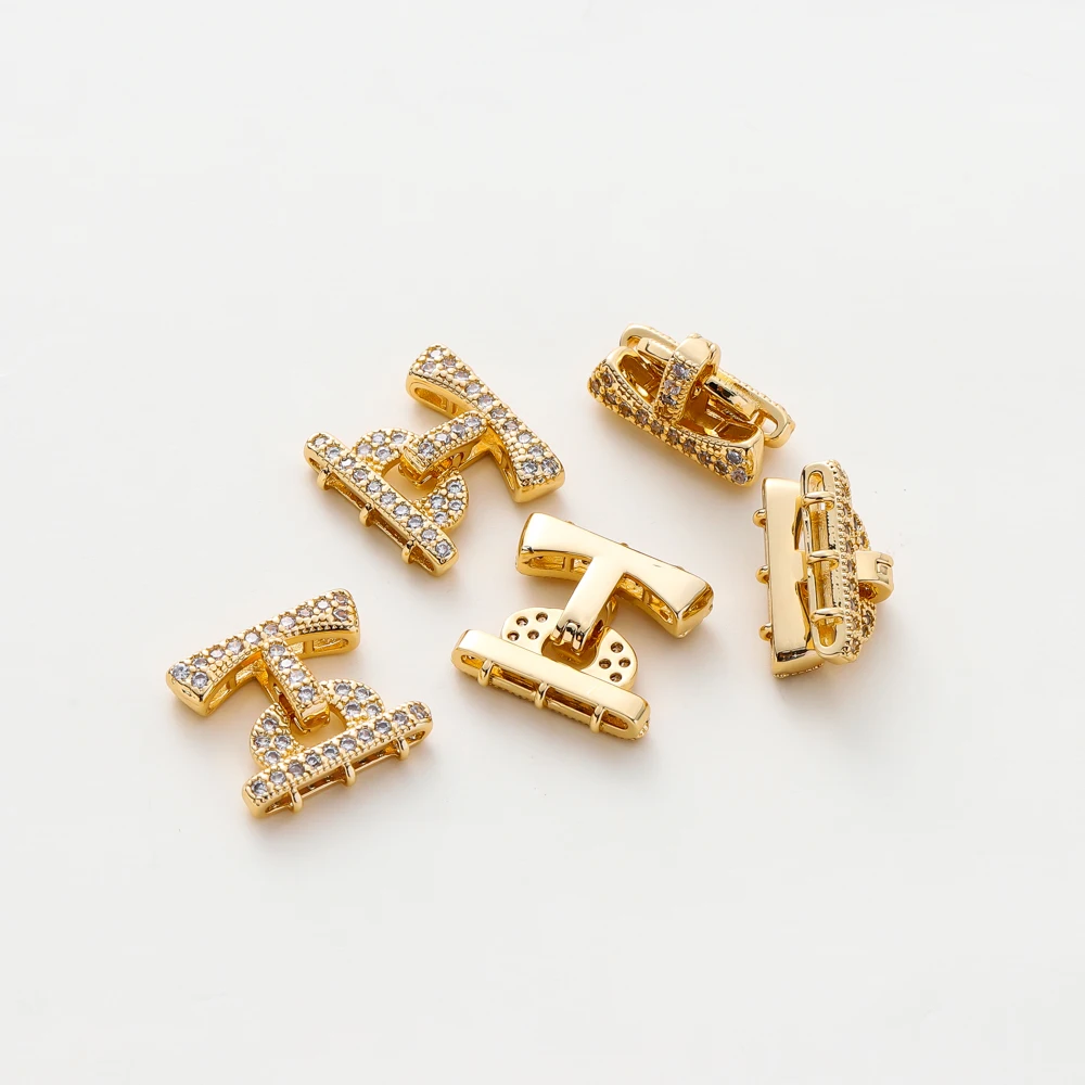 

18mm 14K 18K Gold Plated Brass Round Connector for Necklaces Bracelet Clasps Diy Jewelry Making Supplies Findings