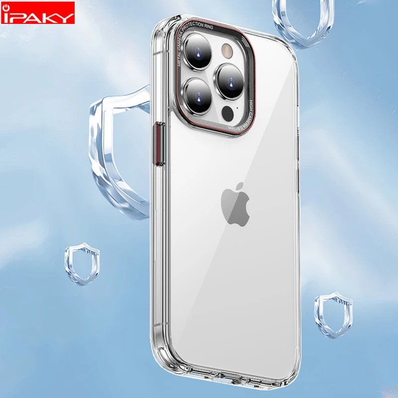 IPAKY for iPhone 14 Case 14 Pro 14 Plus Crystal Clear Metal Lens Protection Airbag Shockproof Cover for iPhone 14 Pro Max Case
IPAKY for iPhone 14 Case 14 Pro 14 Plus Crystal Clear Metal Lens Protection Airbag Shockproof Cover for iPhone 14 Pro Max Case