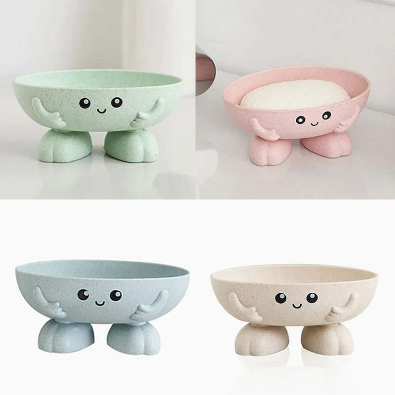 Eco-friendly Soap Holder Non-slip Soap Dish Cartoon Shape Storage Box 1Pcs Bathroom Supplies
Eco-friendly Soap Holder Non-slip Soap Dish Cartoon Shape Storage Box 1Pcs Bathroom Supplies
