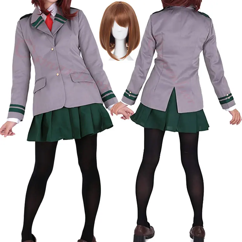 Women's Anime Hero Cosplay OCHACO URARAKA School Uniform Costume Boku no Hero Academia Anime Costume
Women's Anime Hero Cosplay OCHACO URARAKA School Uniform Costume Boku no Hero Academia Anime Costume
