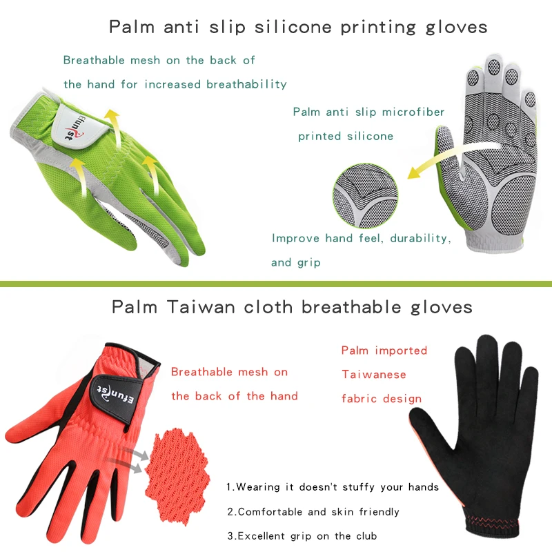 Pack 1 Pcs/Pair Efunist Golf Glove 3D Performance Mesh Non-slip Micro Fiber Golf Gloves Mens Man Men Left Hand Breathable Green Pack 1 Pcs/Pair Efunist Golf Glove 3D Performance Mesh Non-slip Micro Fiber Golf Gloves Mens Man Men Left Hand Breathable Green