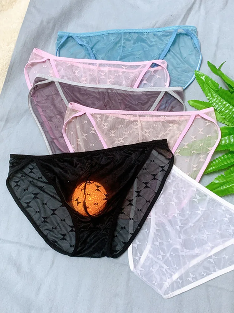 Sexy Men Underwear Cotton Ice Silk Sheer Pouch Briefs G String Thongs Men Bikini Underwear Underpants Man Brief Stretch M-2XL
Sexy Men Underwear Cotton Ice Silk Sheer Pouch Briefs G String Thongs Men Bikini Underwear Underpants Man Brief Stretch M-2XL