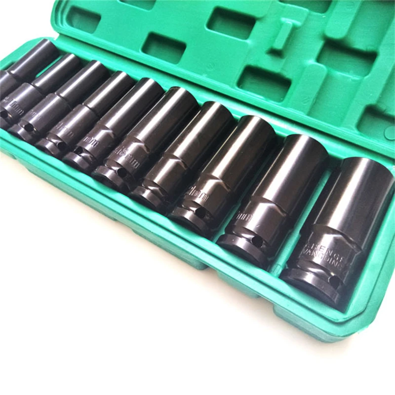 10 шт., шеститочечные ударные головки из углеродистой стали, 8-24 мм
10 шт., шеститочечные ударные головки из углеродистой стали, 8-24 мм