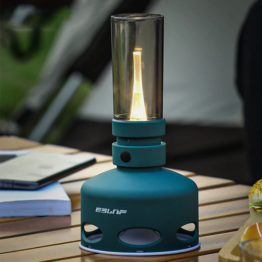 

Светодиодный керосиновая лампа, портативный винтажный фонарь для кемпинга, 3600 мАч, перезаряжаемый, тип С, эмоциональная лампа для палатки для активного отдыха, путешествий